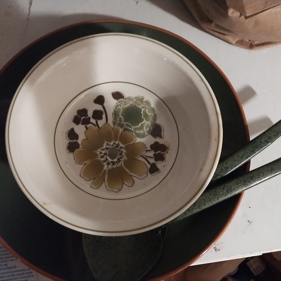 Casa Verde terra Cotta divided platter - Picture 1 of 5